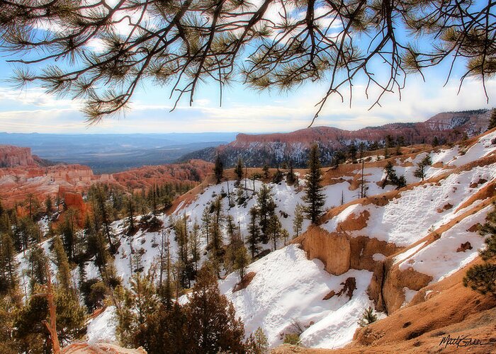 Bryce Canyon Greeting Card featuring the photograph Bryce Canyon #1 by Marti Green