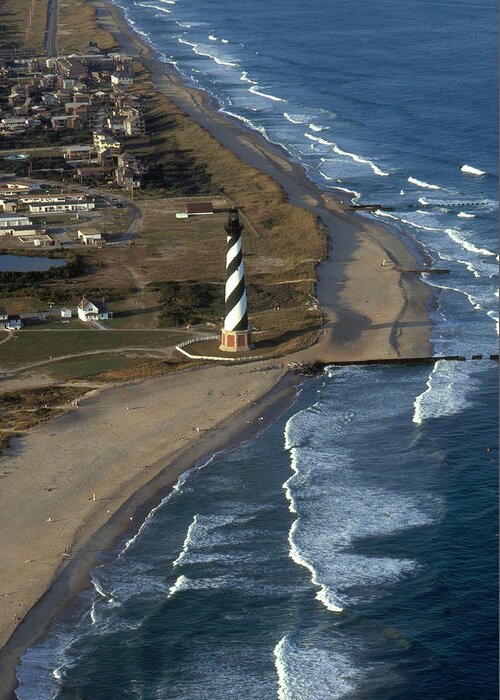 North Carolina Greeting Card featuring the photograph Cape Hatteras Lighthouse #5 by Bruce Roberts