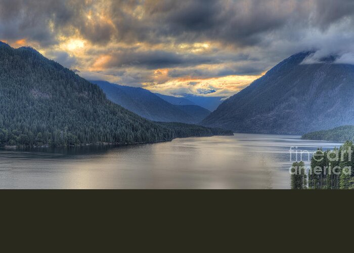 Lake Greeting Card featuring the photograph Lake Cushman #5 by Twenty Two North Photography