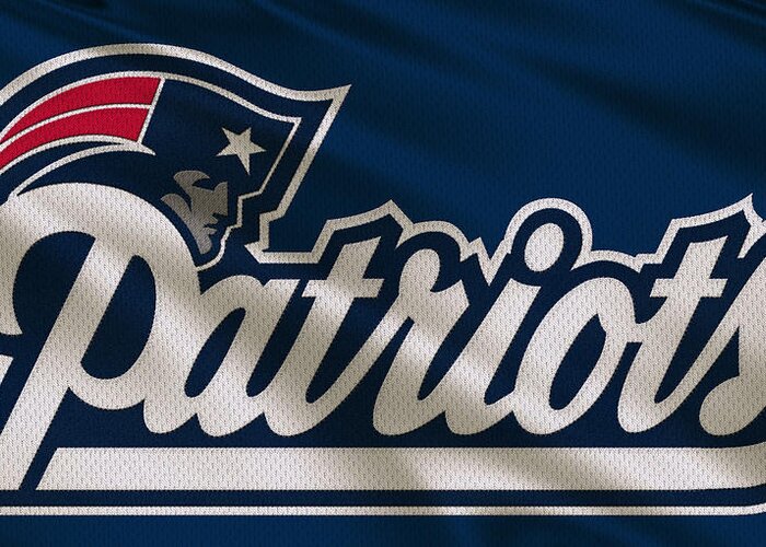 Patriots Greeting Card featuring the photograph New England Patriots Uniform by Joe Hamilton