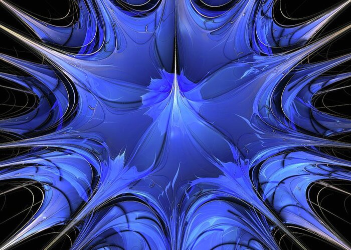 3-dimensional Greeting Card featuring the photograph 3d Fractal by Laguna Design/science Photo Library