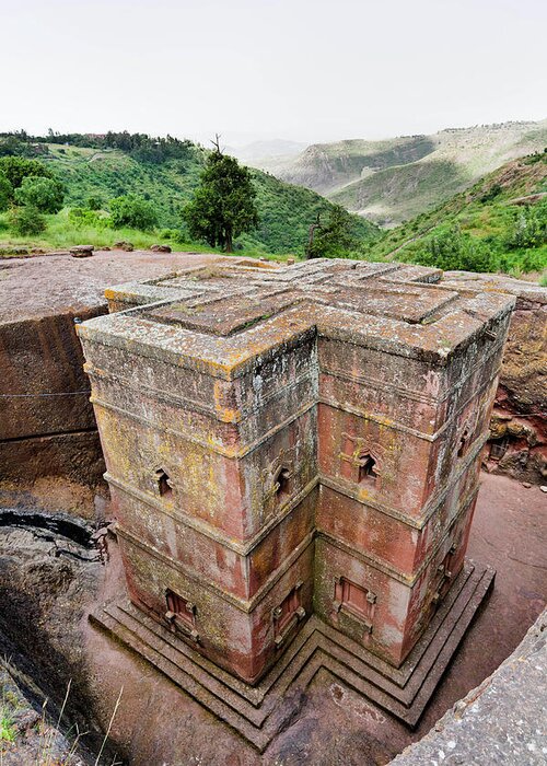 Abyssinia Greeting Card featuring the photograph The Rock-hewn Churches Of Lalibela #6 by Martin Zwick