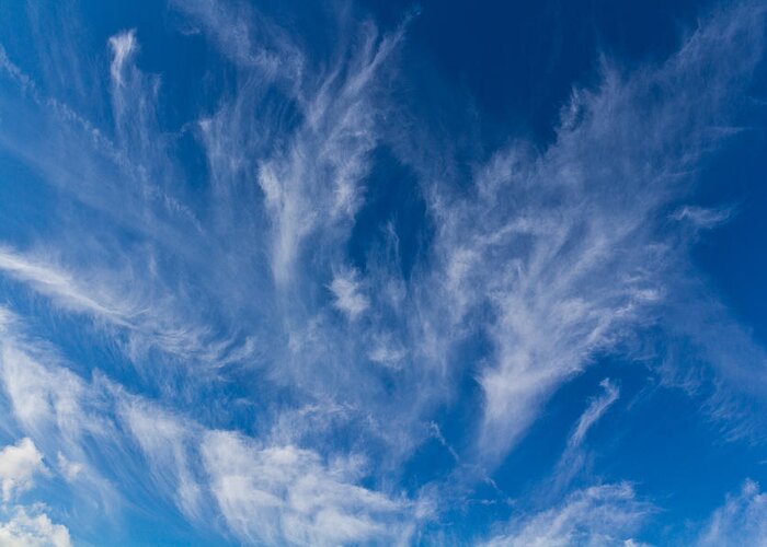 Sky Greeting Card featuring the photograph In the Clouds #8 by David Pyatt