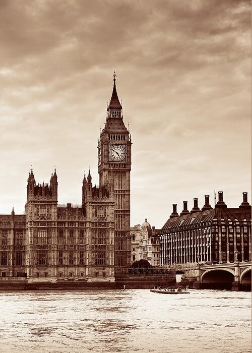 London Greeting Card featuring the photograph London #9 by Songquan Deng