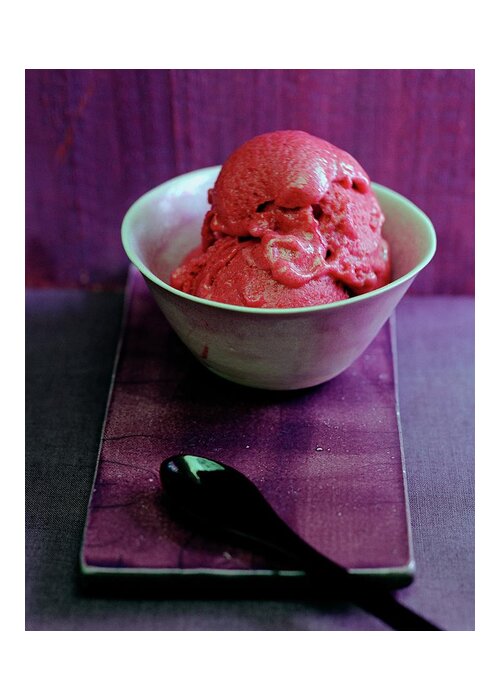 Dairy Greeting Card featuring the photograph A Bowl Of Gelato by Romulo Yanes