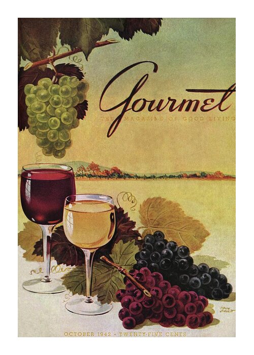 Exterior Greeting Card featuring the photograph A Gourmet Cover Of Wine by Henry Stahlhut