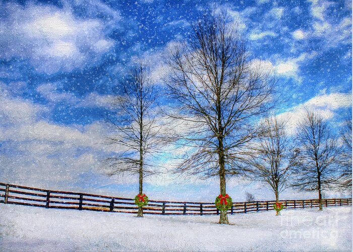 Bardstown Greeting Card featuring the photograph A Kentucky Christmas by Darren Fisher