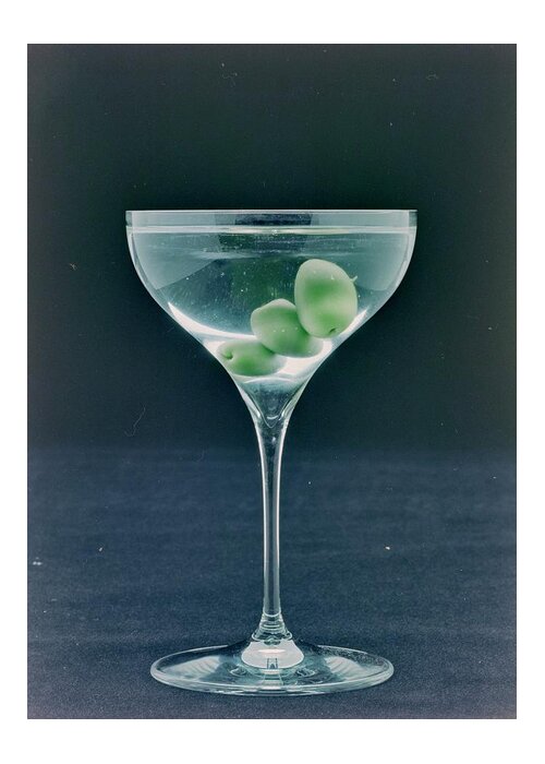Nobody Greeting Card featuring the photograph A Martini by Romulo Yanes