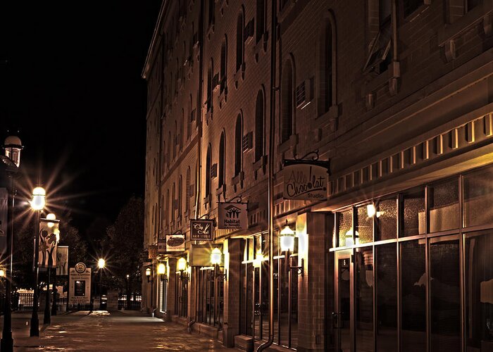 City Greeting Card featuring the photograph A stroll in the city by Deborah Klubertanz