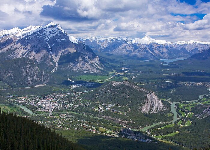 Banff Greeting Card featuring the photograph Above Banff by Stuart Litoff