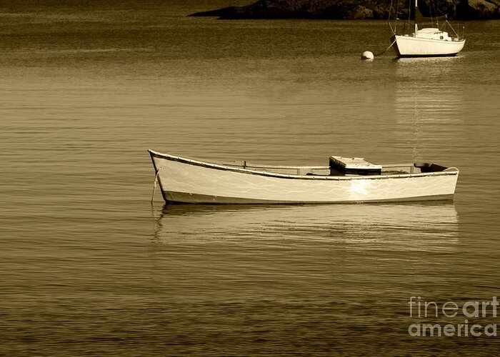 Boat Greeting Card featuring the photograph Afternoon Calm by Jayne Carney