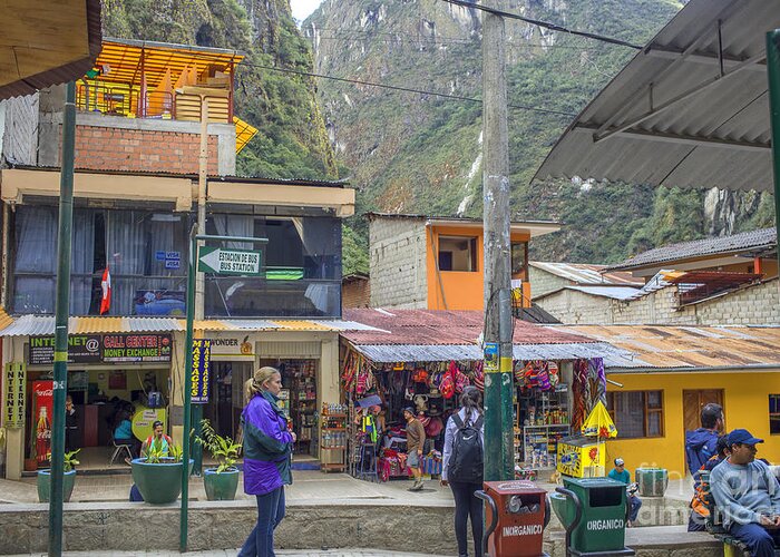 Peru Greeting Card featuring the photograph Aguas Calientes by Patricia Hofmeester