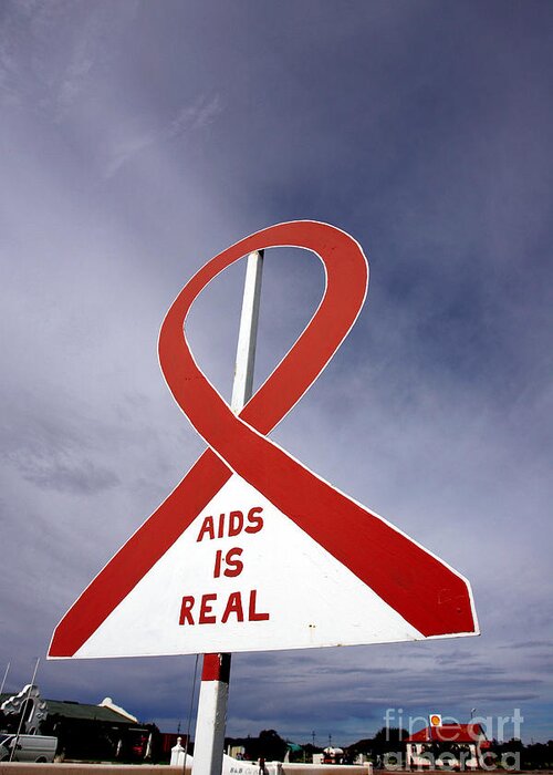 Aids Greeting Card featuring the photograph Aids by Michael Edwards