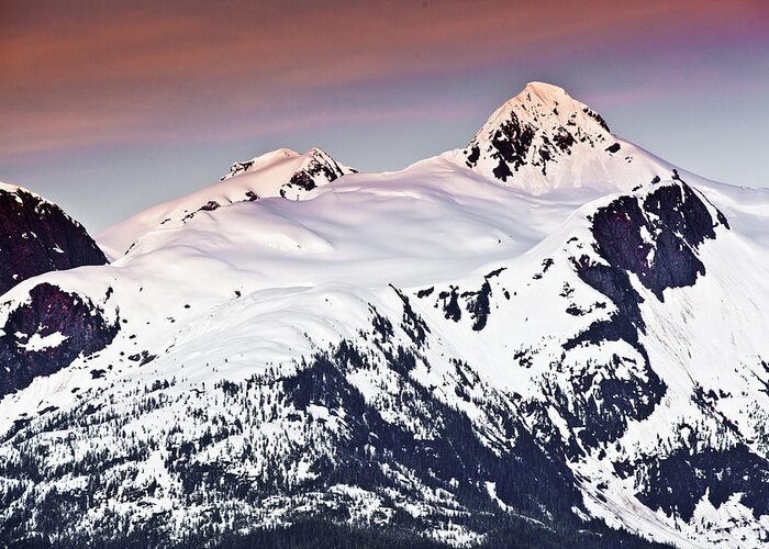Snow Cap Greeting Card featuring the photograph Alaska Landscape by John Magyar Photography