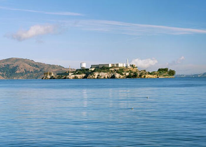 Photography Greeting Card featuring the photograph Alcatraz Island, San Francisco by Panoramic Images