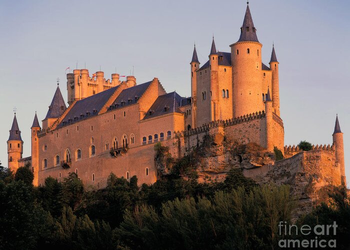 Alcazar Castle Greeting Card featuring the photograph Alcazar Castle, Segovia, Spain by Rafael Macia