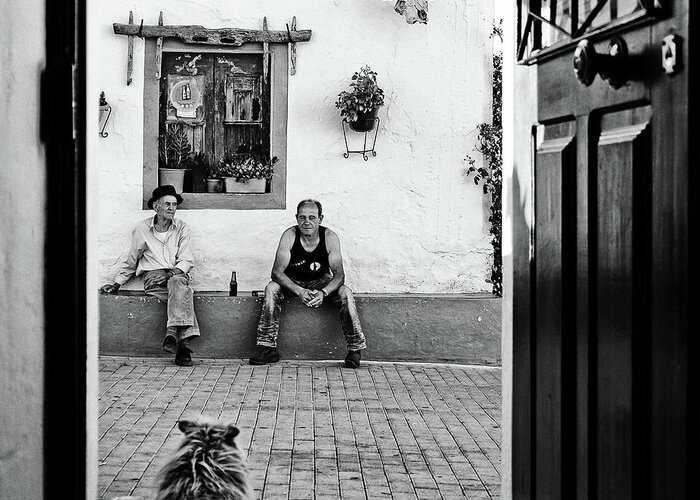 Street Greeting Card featuring the photograph Alentejo Stories by Josefina Melo