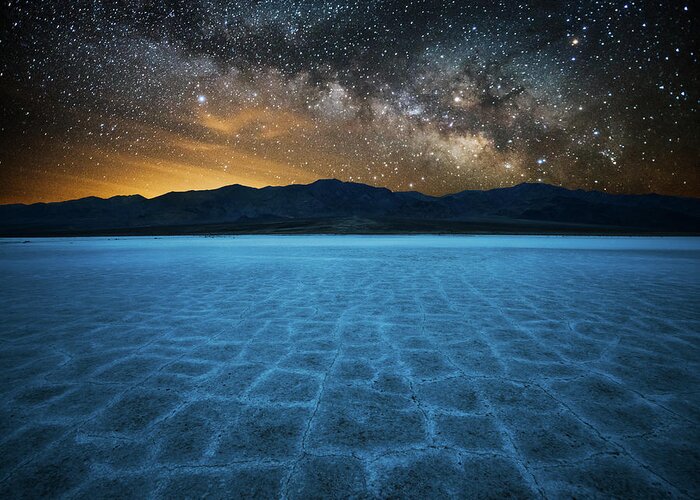 Death Valley Greeting Card featuring the photograph Alien World by John Fan