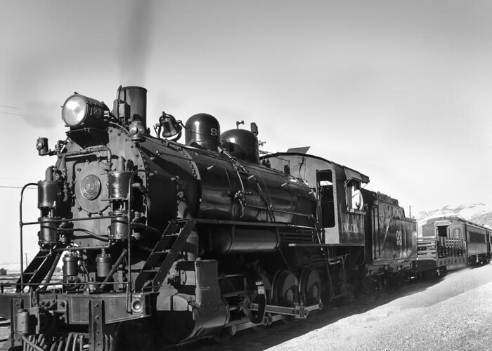 Train Greeting Card featuring the photograph All Aboard by Robert Bales