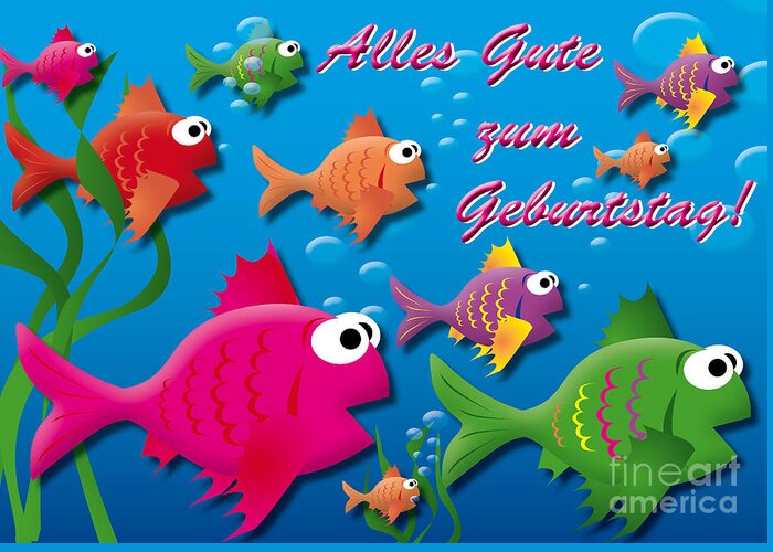 Alles Gute Zum Geburtstag Greeting Card For Sale By Fabian Roessler