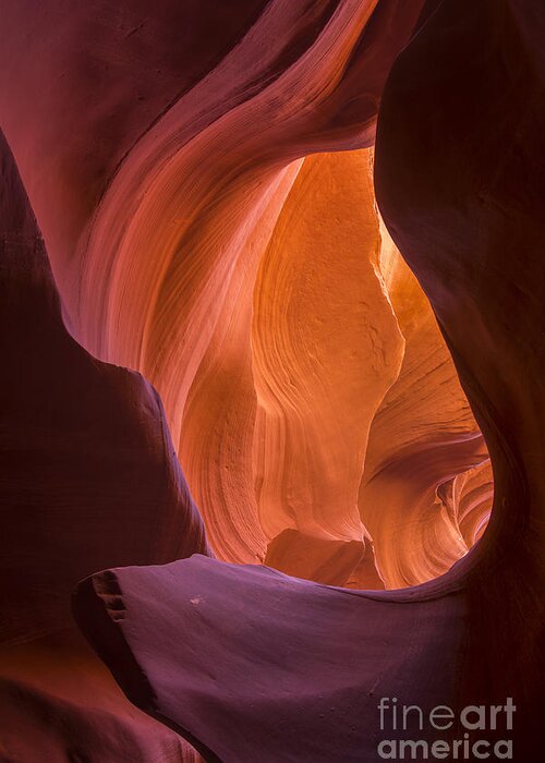 Slot Canyons Greeting Card featuring the photograph Alluring Shapes by Marco Crupi