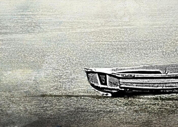 Boat Greeting Card featuring the photograph Alone by Linsey Williams