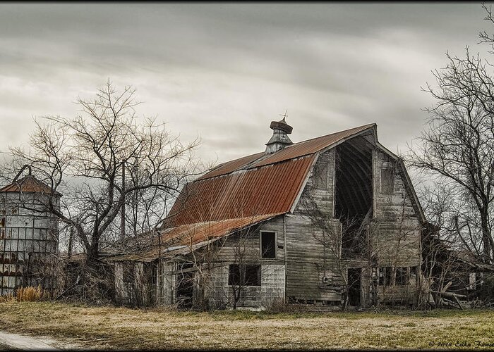 Old Barn Greeting Card featuring the photograph Along a Delaware Backroad by Erika Fawcett