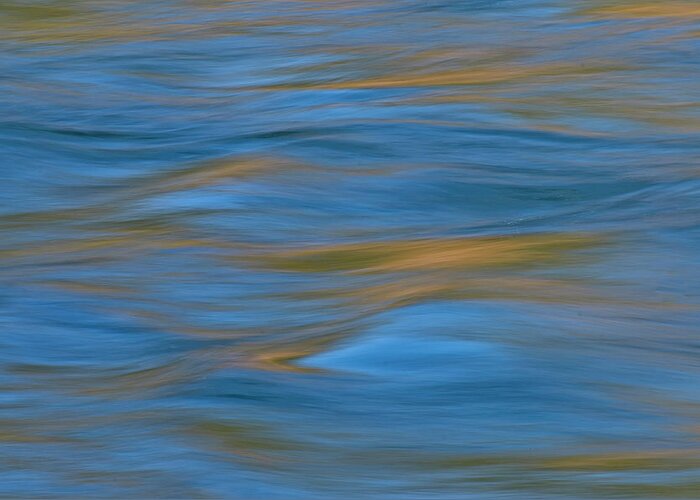  Greeting Card featuring the photograph American River Abstract by Sherri Meyer