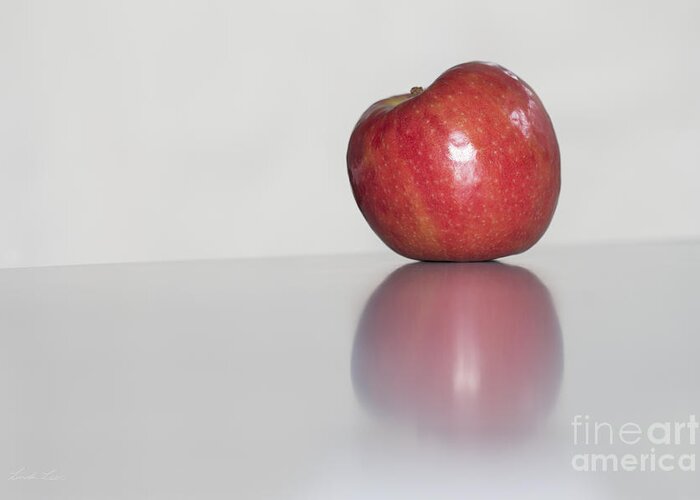 Apple Greeting Card featuring the photograph An Apple a Day by Linda Lees