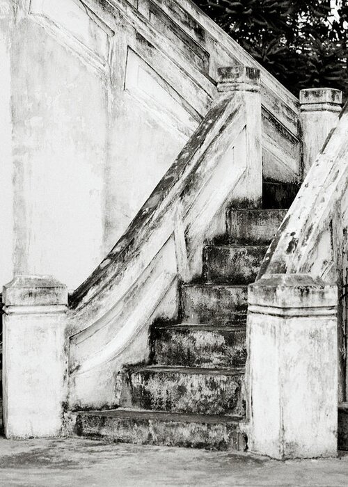 Stair Greeting Card featuring the photograph Ancient Stairway by Shaun Higson