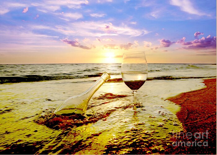 Sunset Greeting Card featuring the photograph Another Day in Paradise by Jon Neidert