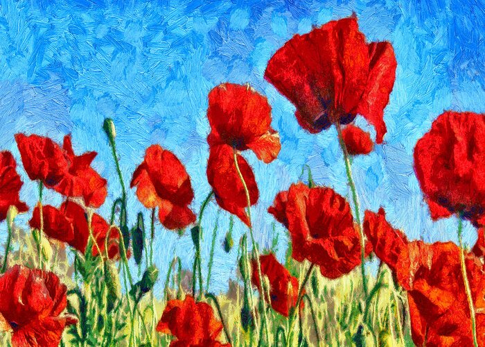 Flower Greeting Card featuring the digital art Another Day by Joe Misrasi