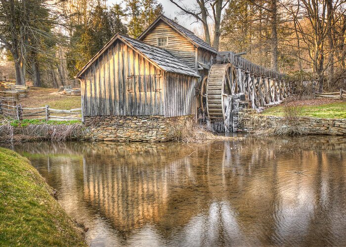 Mabry Mill Greeting Card featuring the photograph Another Look at the Mabry by Gregory Ballos