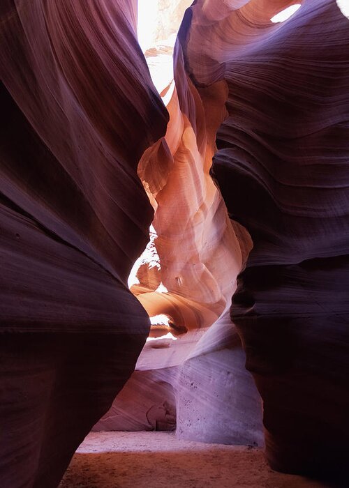 Tranquility Greeting Card featuring the photograph Antelope Canyon, Page, Arizona by Tuan Tran