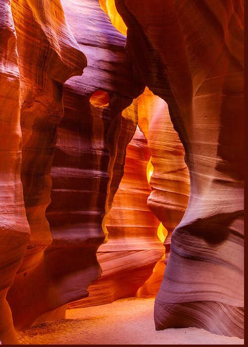 #faatoppicks Greeting Card featuring the photograph Antelope Canyon by Good Focused