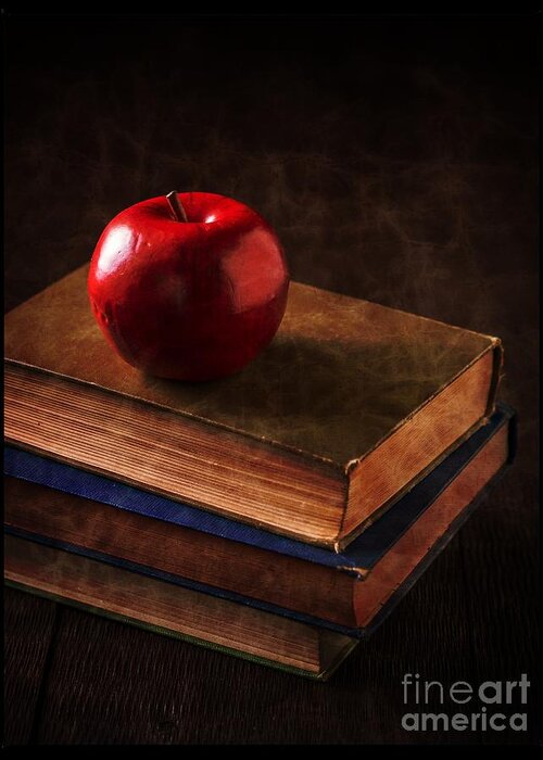 Professor Greeting Card featuring the photograph Apple for Teacher by Edward Fielding