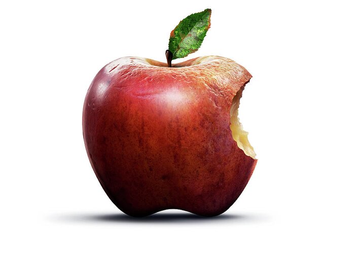 Apple Greeting Card featuring the photograph Apple Of Knowledge by Smetek