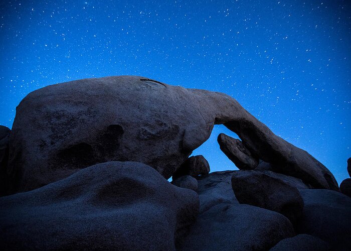 America Greeting Card featuring the photograph Arch Rock Starry Night 2 by Stephen Stookey