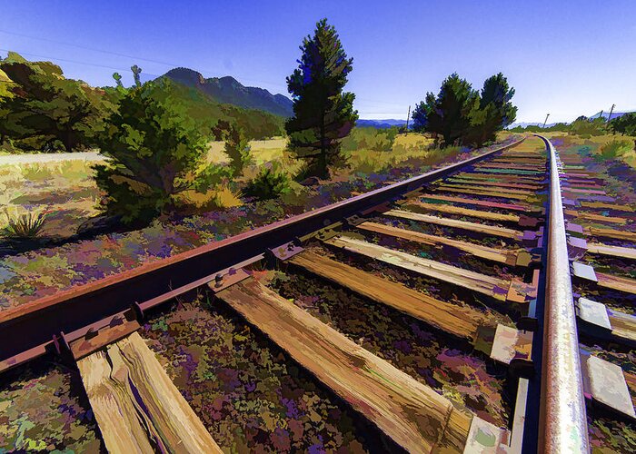 Beauty Greeting Card featuring the photograph Around the Bend by Jerry Nettik