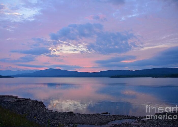 Water Greeting Card featuring the photograph Ashokan Reservoir 1 by Cassie Marie Photography