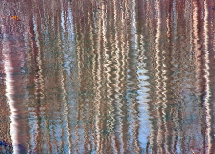 Water Greeting Card featuring the photograph Aspen Reflection by Eric Rundle