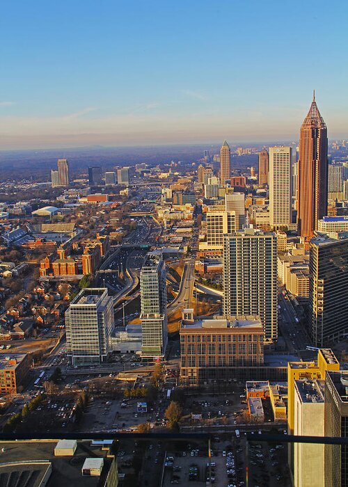 Atlanta Greeting Card featuring the photograph Atlanta, Georgia - Midtown by Richard Krebs