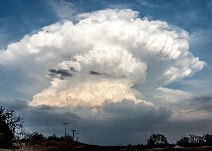 Thunderstorm Greeting Card featuring the photograph Atomic Cumulus by Marcus Hustedde