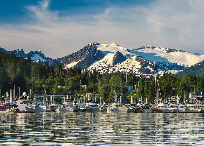 Alaska Greeting Card featuring the photograph Auke Bay by Robert Bales