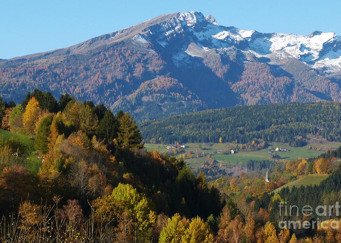 Austria Greeting Card featuring the photograph Autumn in Austria by Phil Banks