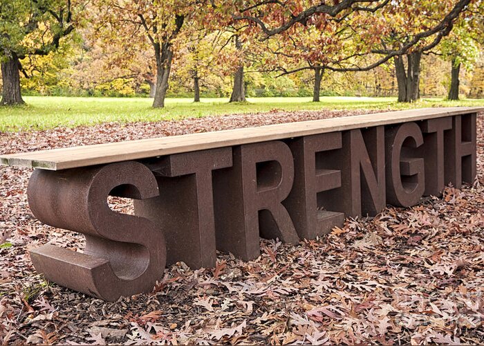 Strength Greeting Card featuring the photograph Autumn Strength by Patty Colabuono