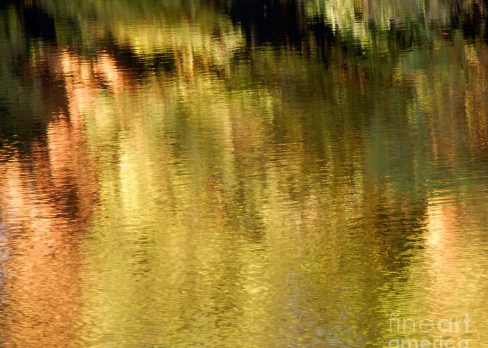 Landscape Greeting Card featuring the photograph Autumn Water by Lee Craig