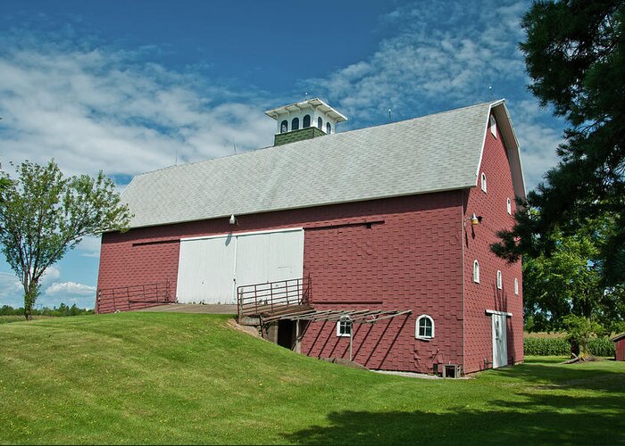 Farm Greeting Card featuring the photograph Babcock Barn 2263 by Guy Whiteley