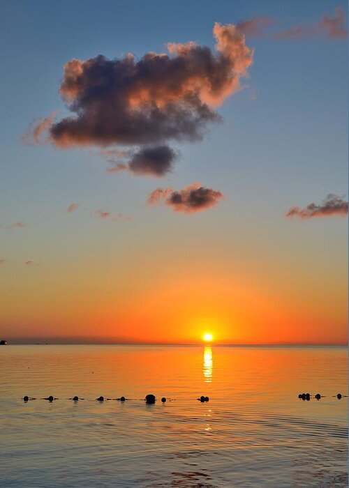 Nassau Greeting Card featuring the photograph Bahamas Sunrise 1 by Steven Richman