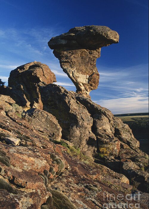 Balanced Rock Greeting Card featuring the photograph Balanced Rock, Idaho by William H. Mullins